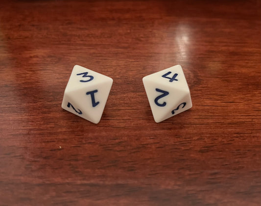 Accessible 8-sided D4 die