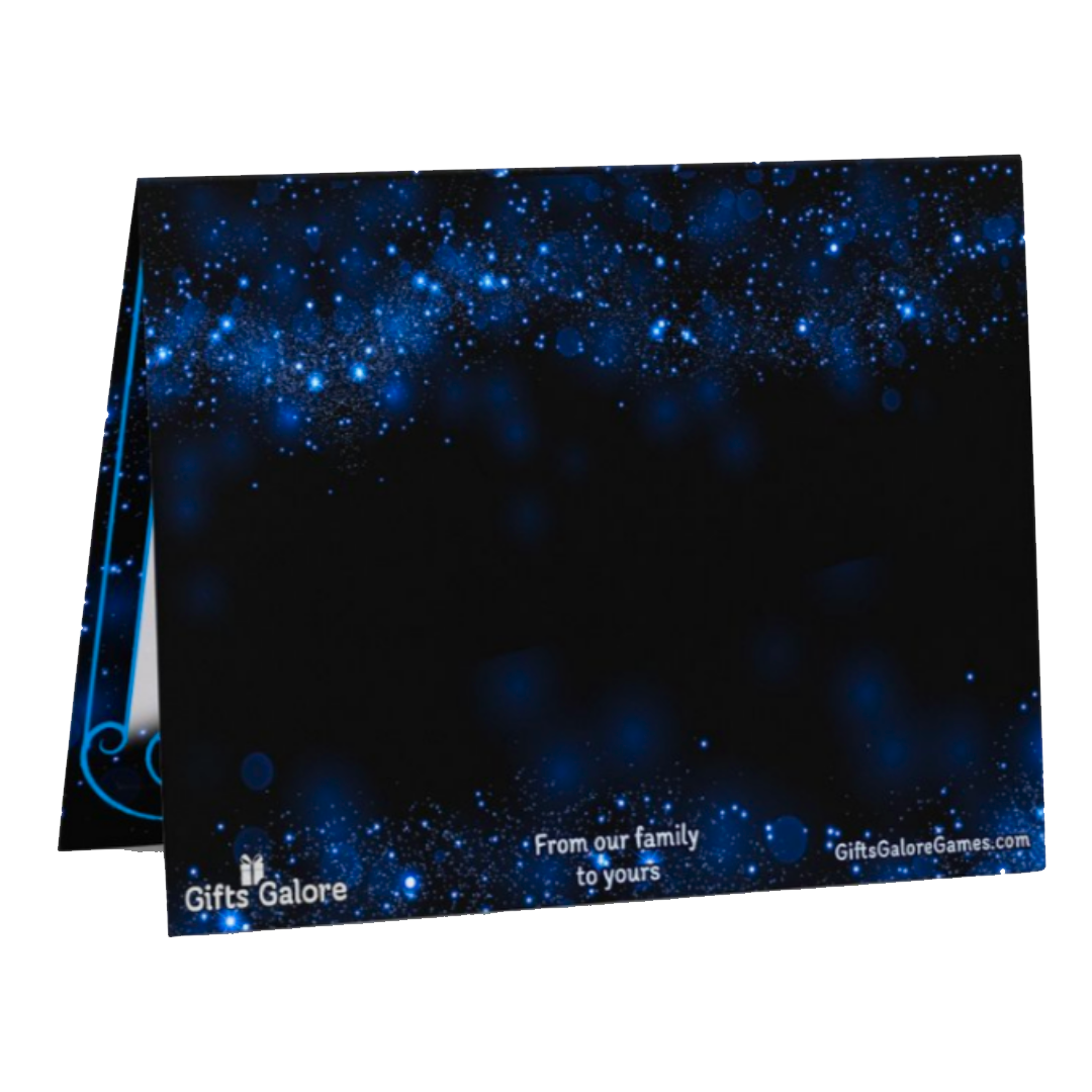 Stylized menorah Hanukkah card